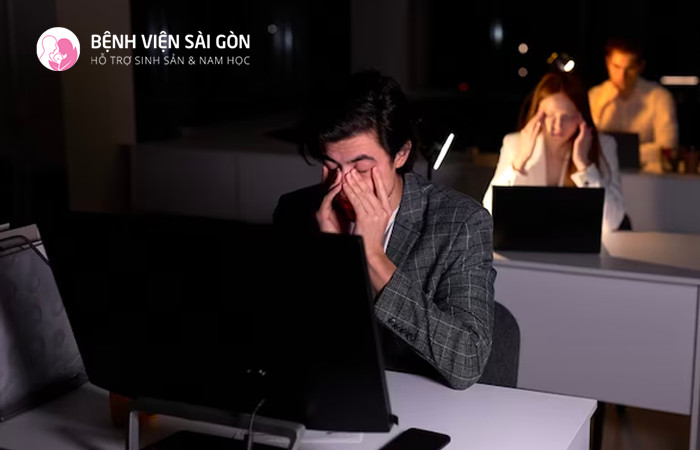 Làm việc quá mức ảnh hưởng đến chất lượng tinh trùng