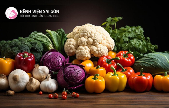 Ăn nhiều rau xanh, trái cây, nghỉ ngơi hợp lý sau TESE giúp cơ thể mau hồi phục
