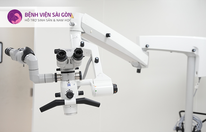 Kính hiển vi hỗ trợ cho những trường hợp thực hiện Micro TESE