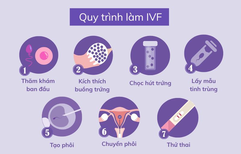 Quy trình thực hiện IVF cho mẹ đơn thân